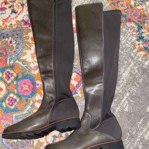 Franco Sarto gray casual riding boots